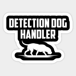 Detection Dog Handler Sticker